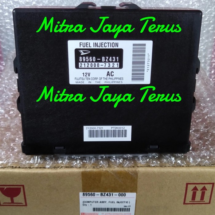 89560-BZ431 ECU TOYOTA RUSH COMPUTER FUEL INJECTION KOMPUTER BZ430 ORI ORIGINAL BEST QUALITY