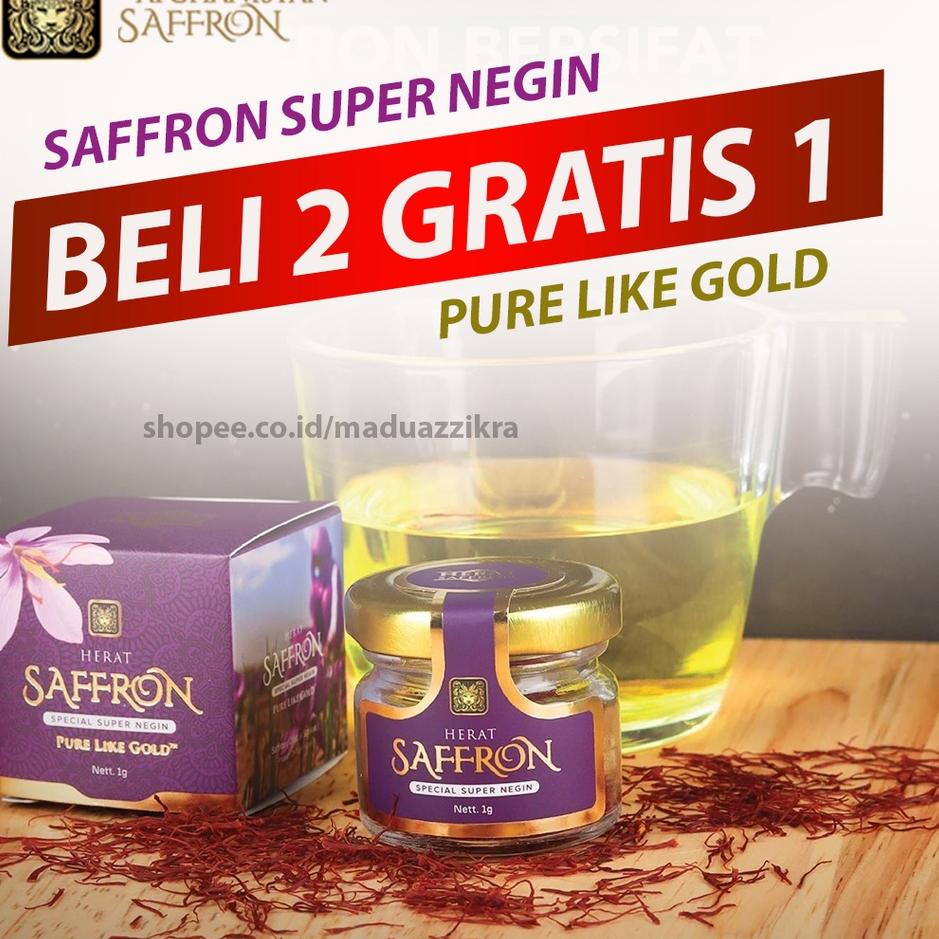 

➣ GRADE A+ Saffron Safron Super Negin Original Asli Afghanistan 1 gram ♘