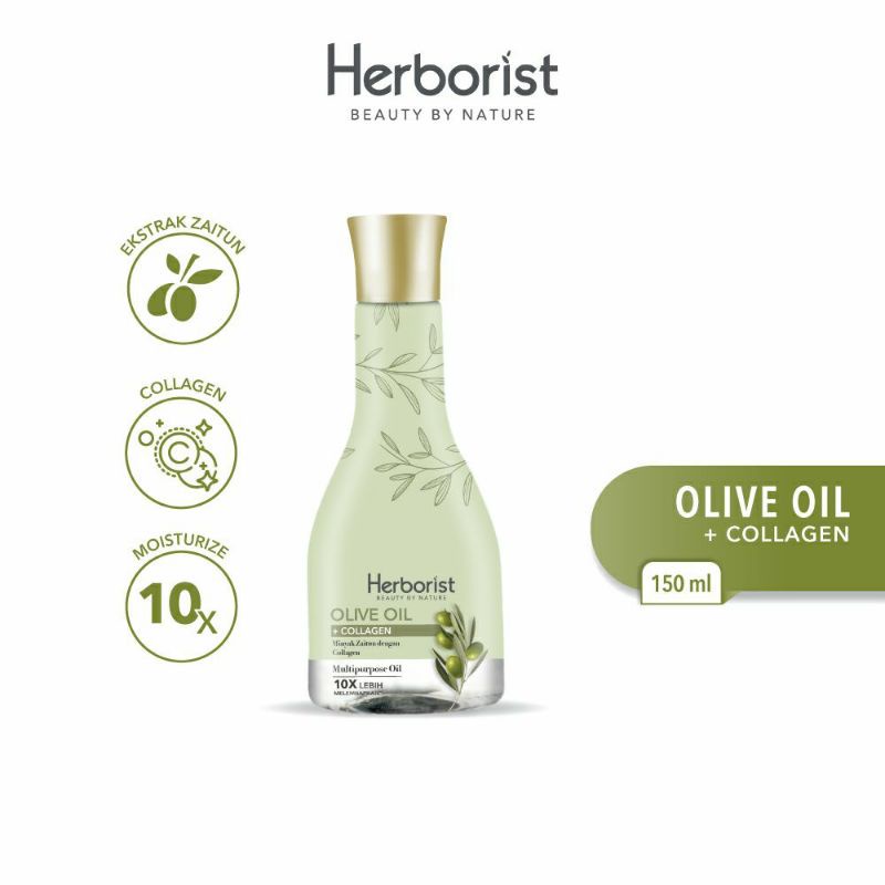 QEILA - HERBORIST OLIVE OIL + COLLAGEN | 150 ML DAN 75 ML