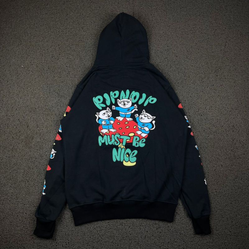 HOODIE RIPNDIP FULL TAG LABEL CASUAL HYPE