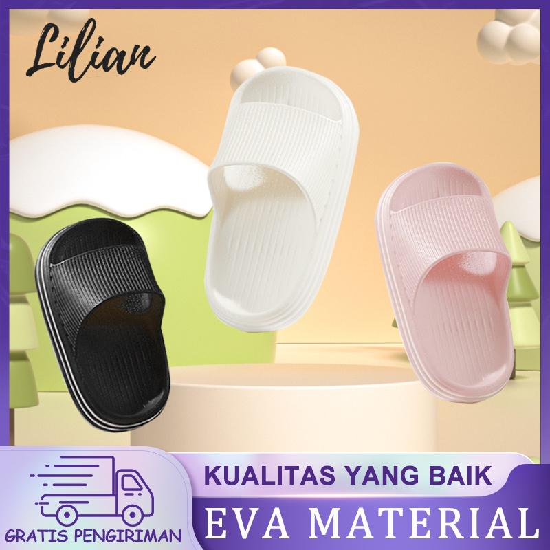 Sandal Anak Lucu Sandal Unisex Selop Jelly Polos Warna Sandal Anak Perempuan Laki Import Sandal Anak