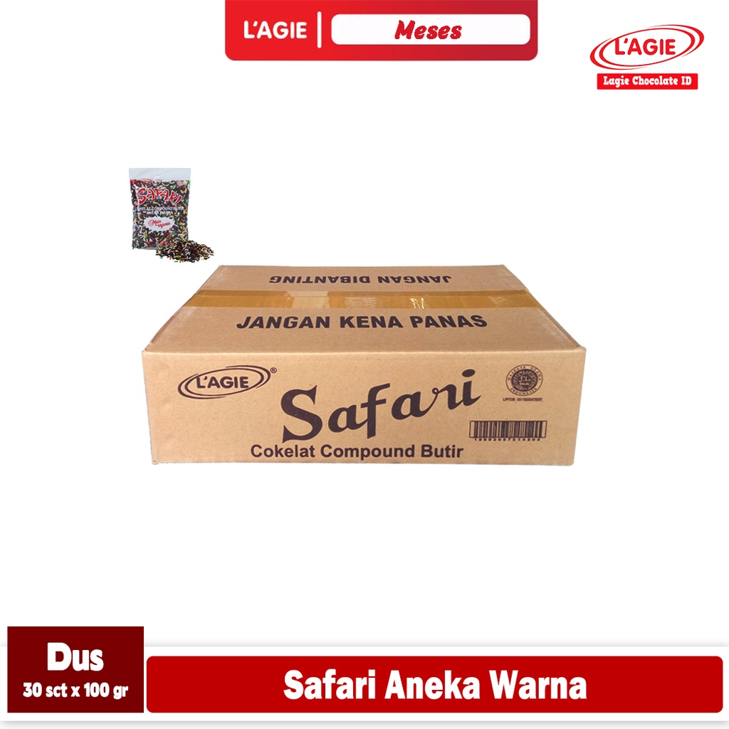 

LAGIE SAFARI ANEKA WARNA 100GRAM 1 DUS