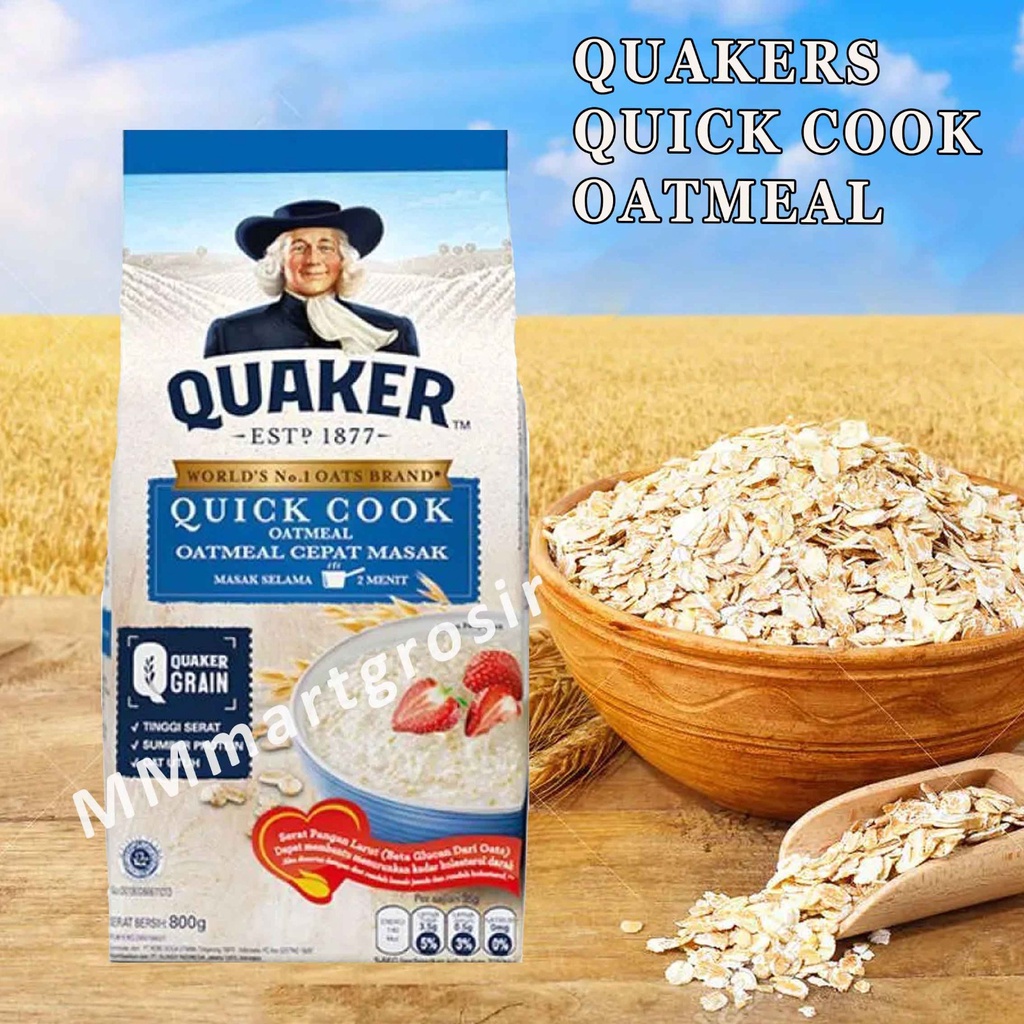 QUAKER OATS QUIK COOK 800g / QUAKER/ OAT MEAL