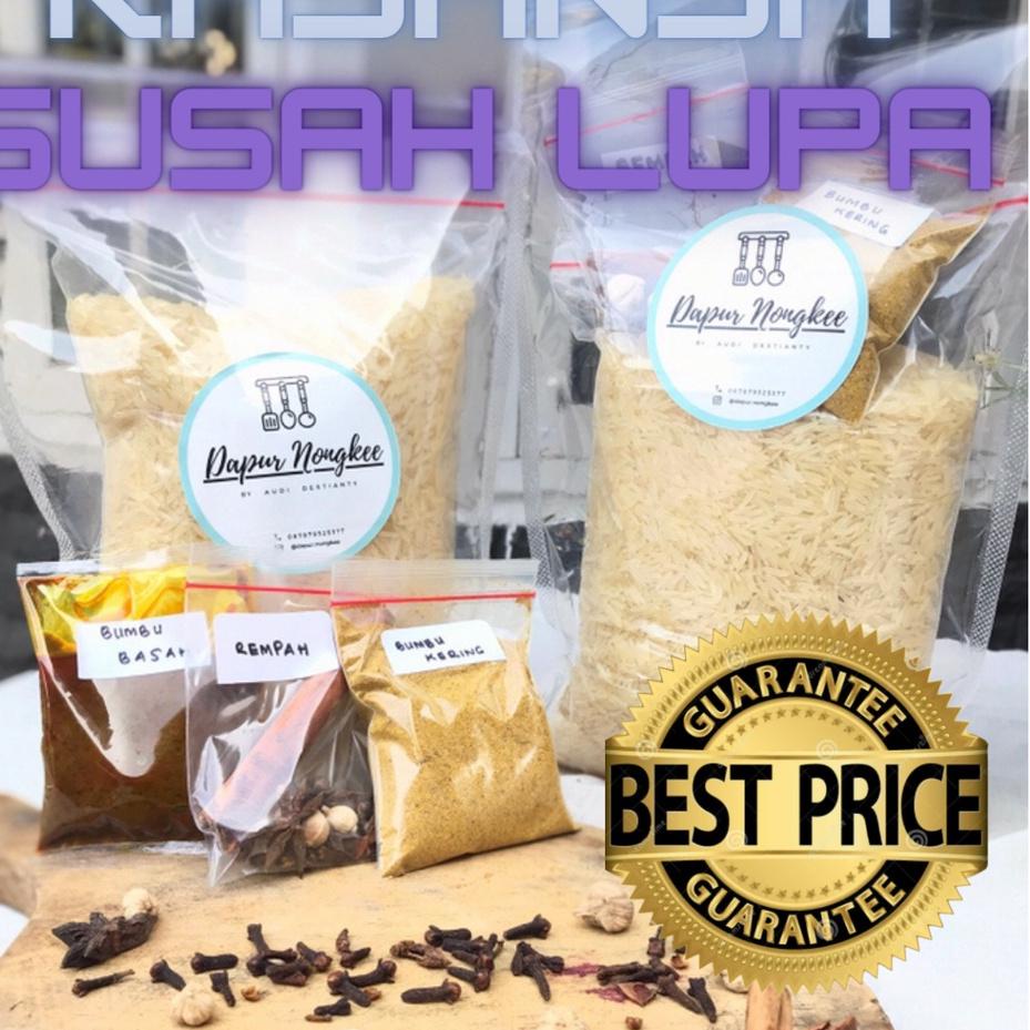 

Segera belanja Nasi Kebuli Instan , Beras Basmati 1kg lengkap dgn Bumbu Nasi Kebuli