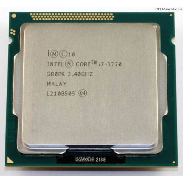 processor intel core i7 3770 tray tanpa fan