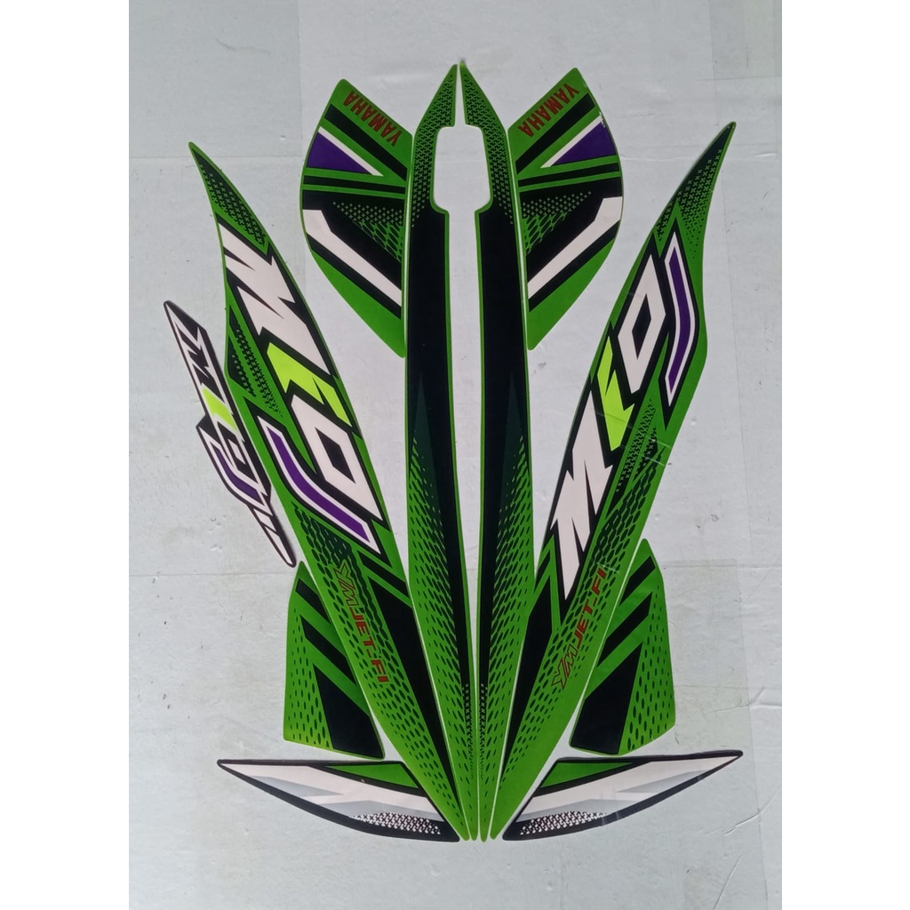 Striping Stiker List Body Standar Motor Yamaha Mio J 2012 Standar List Stiker Mio J 2012