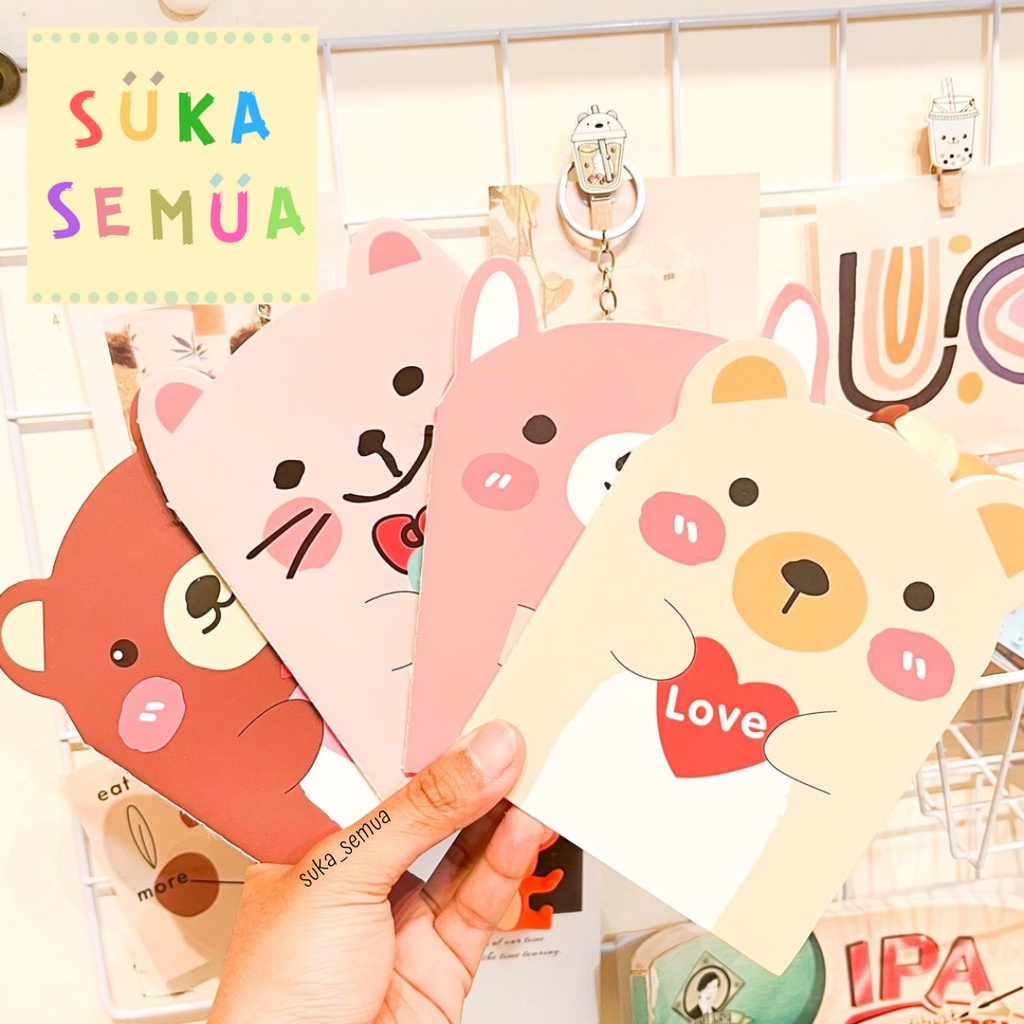 

Buku Tulis Mini - Cute Animal - ukuran A6 // Notebook Note Book Notes Diary Journal Jurnal Catatan Memo Kucing Cat - Beruang Bear Beruang bawa kado love - hadiah anak sekolah perempuan cewe cewek lucu imut - COD GoSend Bandung