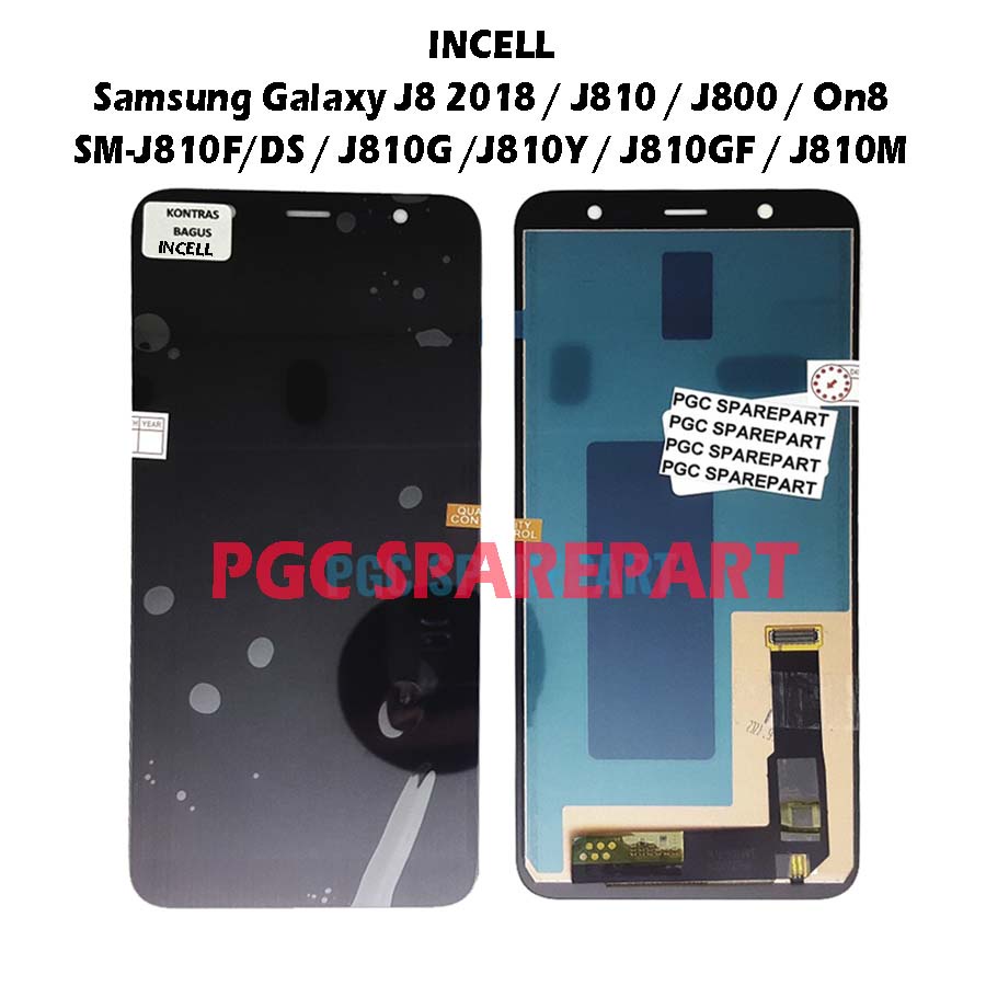 LCD Touchscreen Fullset Samsung Galaxy J810 / J800 / J8 2018 / On8 / SM-J810F/DS / J810G / J810Y / J