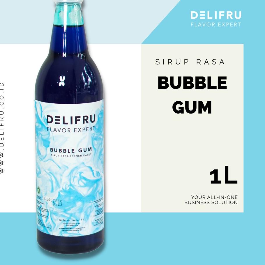 

♬ Syrup Bubble Gum Delifru 1 Liter - Sirup Permen Karet Premium ➶