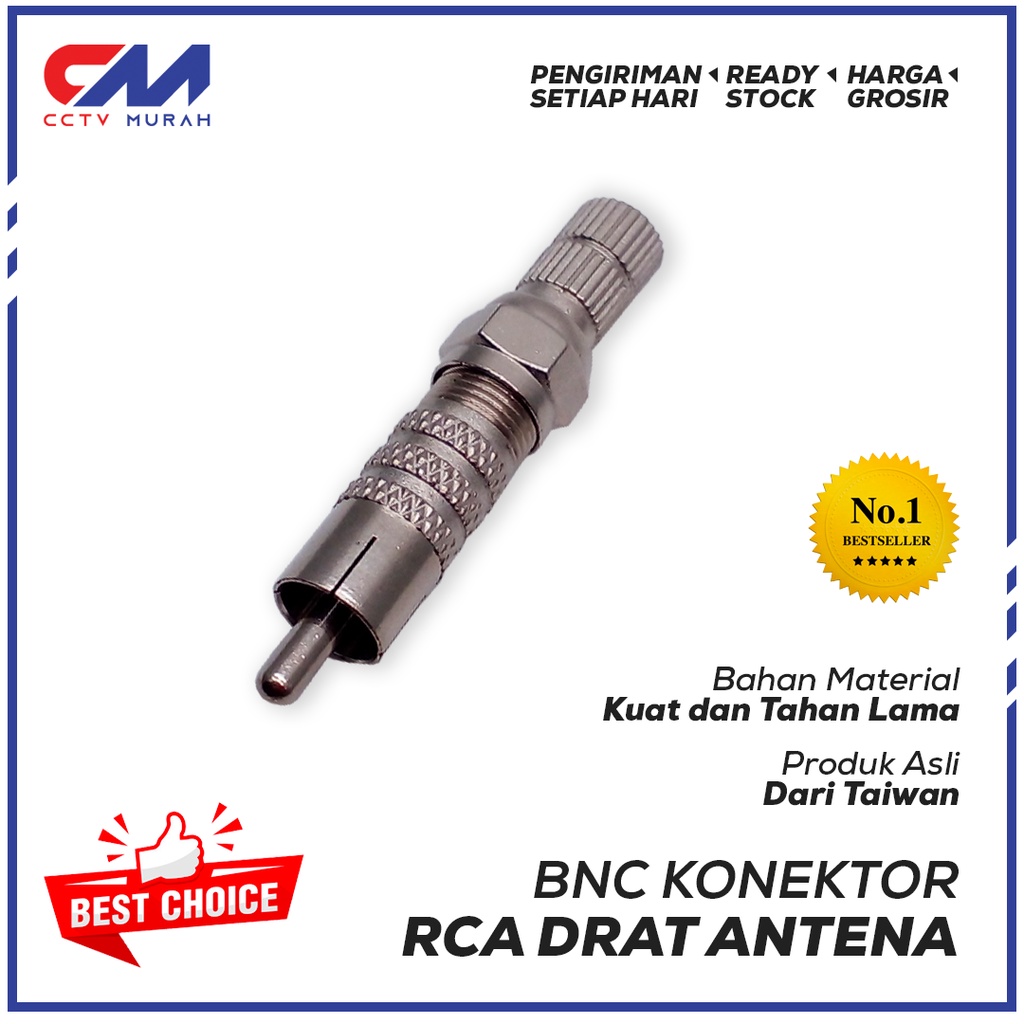 RCA DRAT || CONNECTOR RCA PLUS DRAT || TAIWAN ORIGINAL