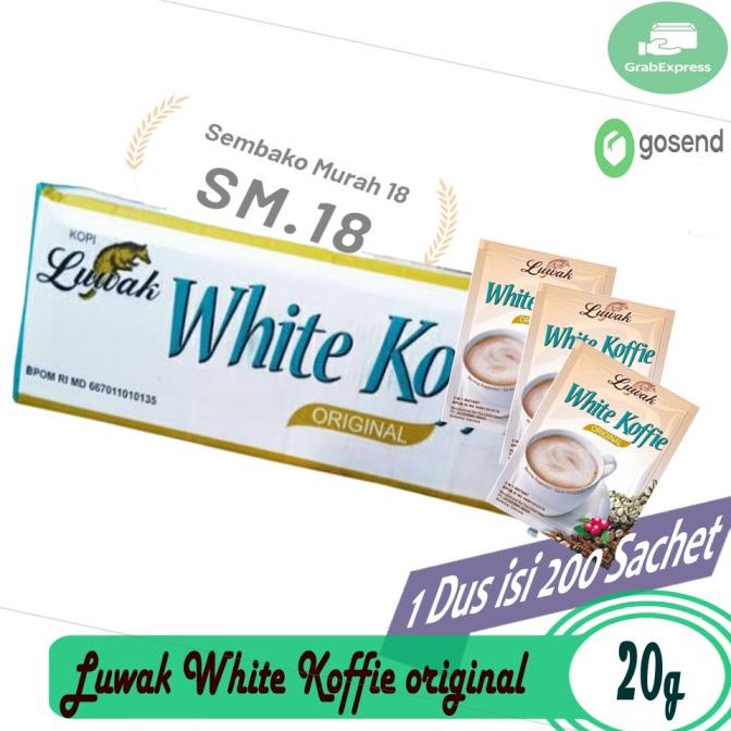 

Luwak White Koffie Sachet 20G Per Dus Isi 200 Sachet - Grosir