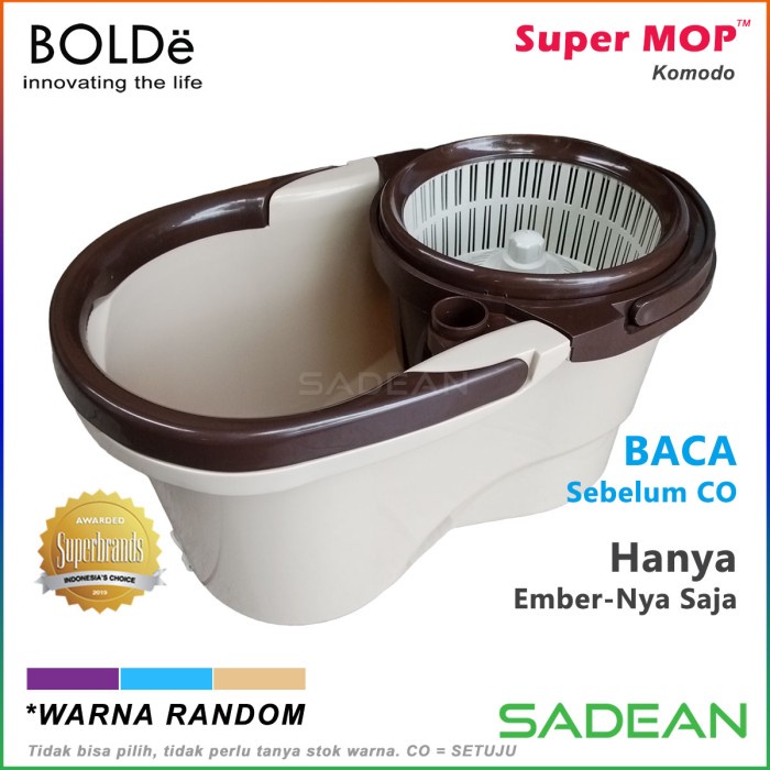 Pel Lantai Super MOP KOMODO Ember Nya SAJA Pembersih Lantai Ready Stock Gratis Ongkir Anti Bau Otoma