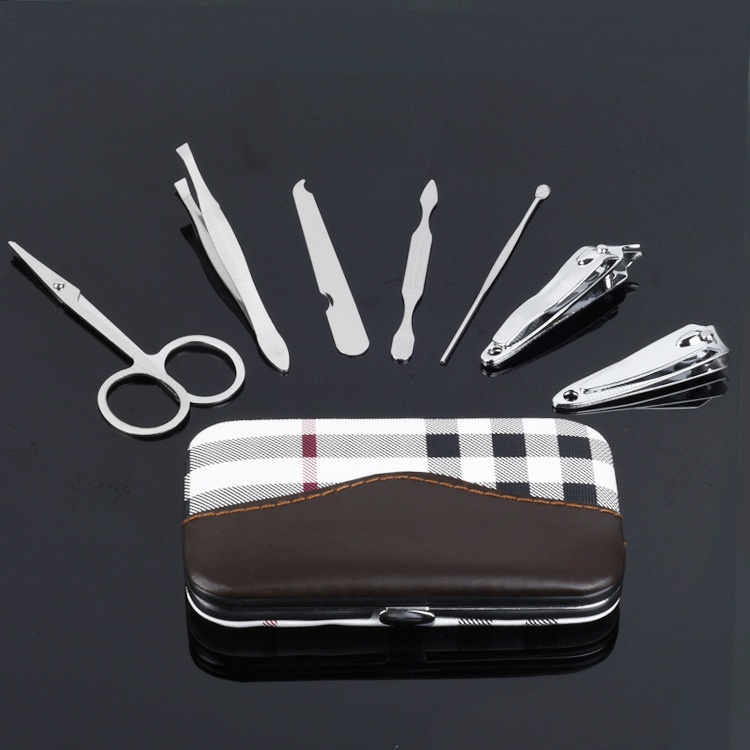 Set Alat Potong Kuku Manicure 7 in 1 Dompet Mini HL Manicure BB 100