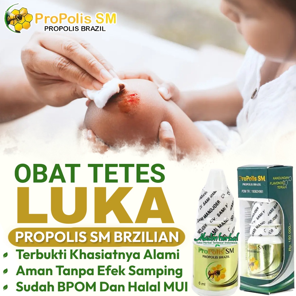 TERBUKTI - Obat Tetes Luka Diabetes Agar Cepat Kering - Obat Luka Basah Obat Luka Sesar Obat Luka Ja