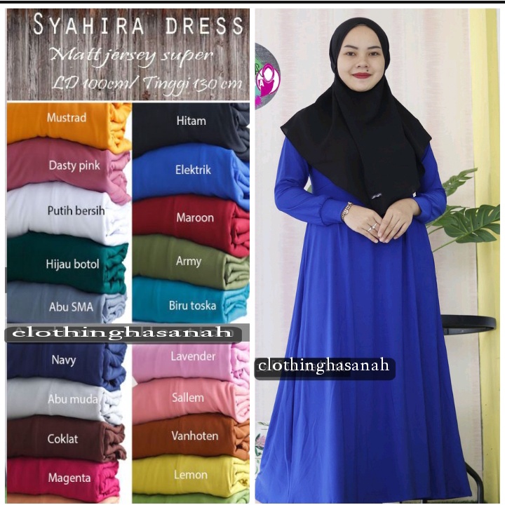 GAMIS JUMBO POLOS/ GAMIS JUMBO BIG SIZE XXXL/ BUSUI TERMURAH WARNA HITAM PUTIH