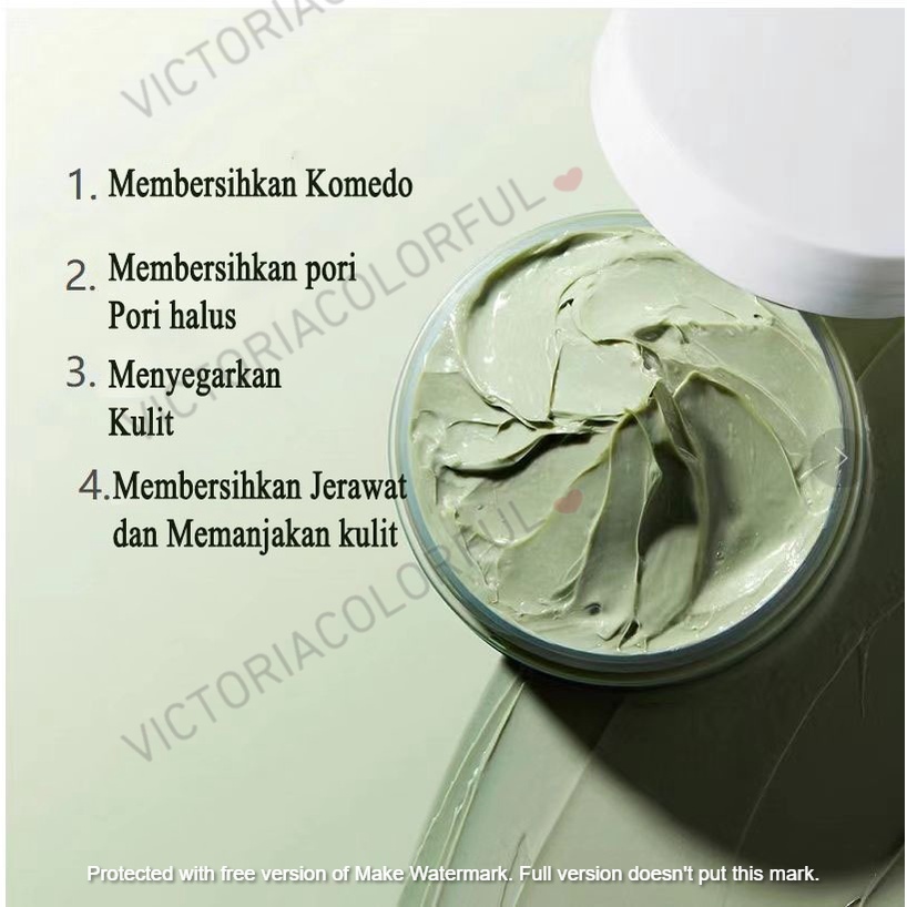 LIFTHENG Salicylic Acid MUD MASK MASKER WAJAH MASKER LUMPUR TERJANGKAU ( Menghilangkan noda, mengecilkan pori-pori, menghaluskan kulit, membersihkan komedo, membersihkan jerawat, menyegarkan kulit )