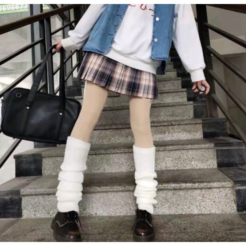 Kaos Kaki Betis Penghangat Kawai Harajuku Leg Warmer Sock Cosplay