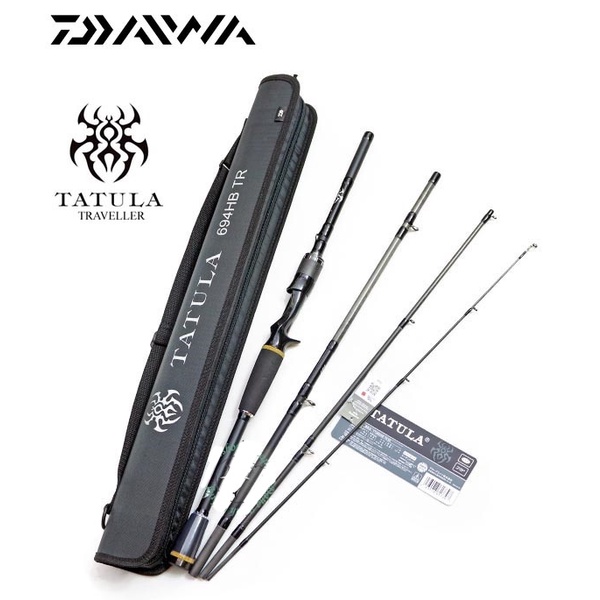 Daiwa Tatula TR Travel Rod 4 Section Spinning Baitcasting Joran Pancing