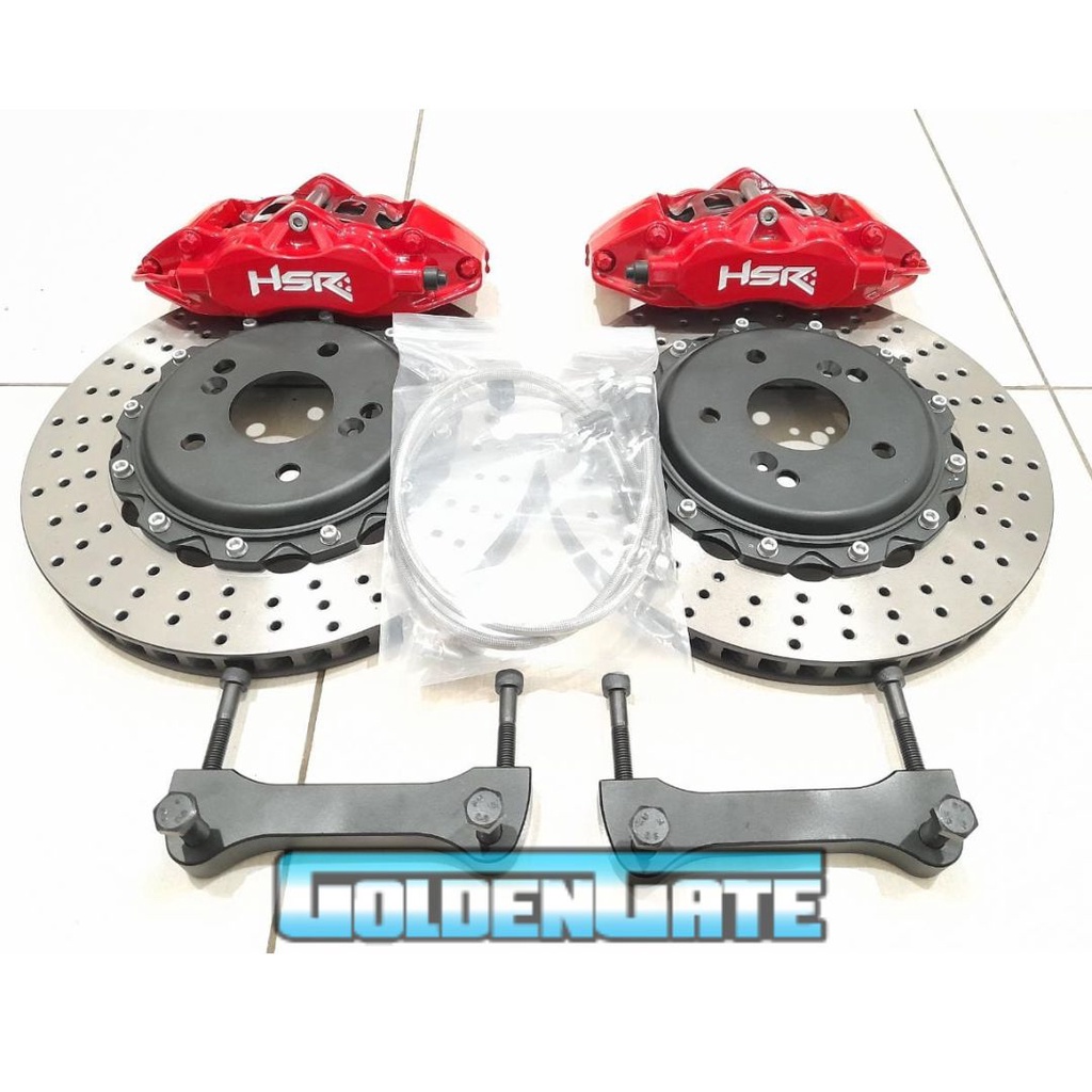 Big Brake Kit atau BBK caliper rem cakram HSR WHEEL mobil HRV 4 piston murah