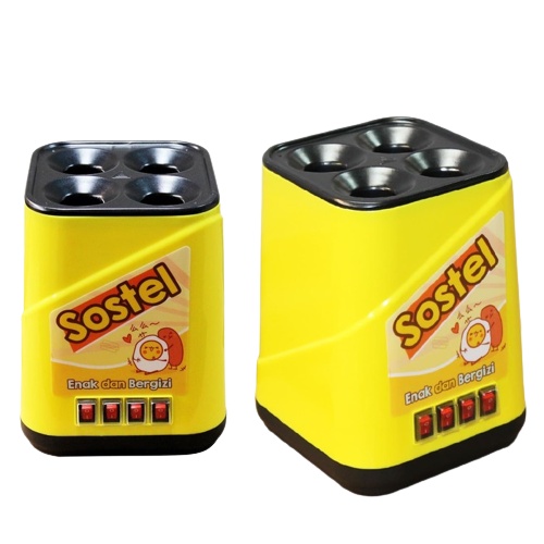 CARLTON MESIN SOSIS TELUR LISTRIK/SOSTEL/EGG ROLL 4LUBANG STE-4