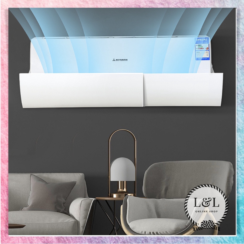 Windshield Penahan Angin AC Reflektor AC Talang Penahan Angin AC Cover Air Screen Cover Pelindung Hembusan Angin AC