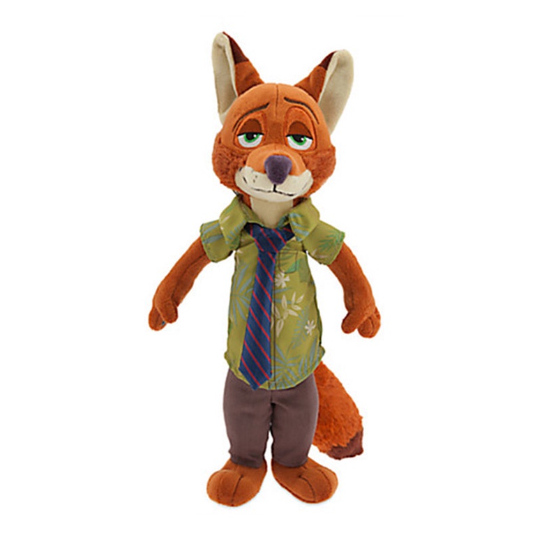 40 cm Film Zootopia Mainan Mewah Lucu Nick Wilde Kelinci Judy Hopps Plush Toys Doll Boneka Lembut Mainan Anak Hadiah