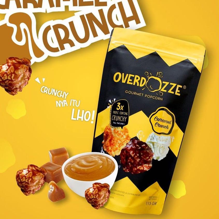 

❄ Overdozze Popcorn Caramel Crunch Gourmet Snack Cemilan Crunchy 115gram ➷