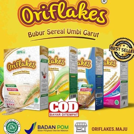 

☞ ORIFLAKES SOLUSI MAAG DAN ASAM LAMBUNG SEREAL UMBI GARUT 350 Gram ◊