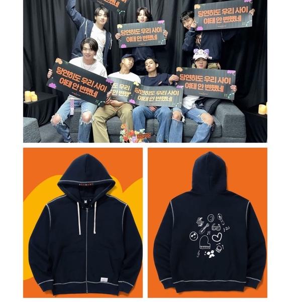 TERPERCAYA TERMURAH Jaket Hoodie Jumper Zipper BTS Konser Permission to Dance ( OverDeck)