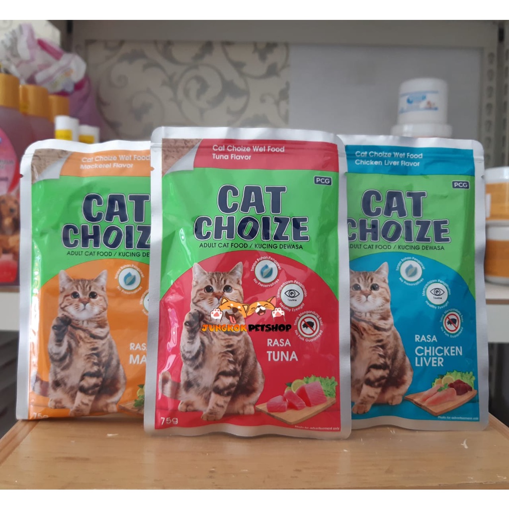 Cat Choize Wet Food - Makanan Kucing Basah Sachet - Wet Food 75gr
