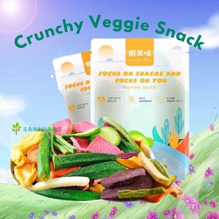 

Snack Keripik Sayur Buah Kering Crunchy Veggetable Snack Sehat