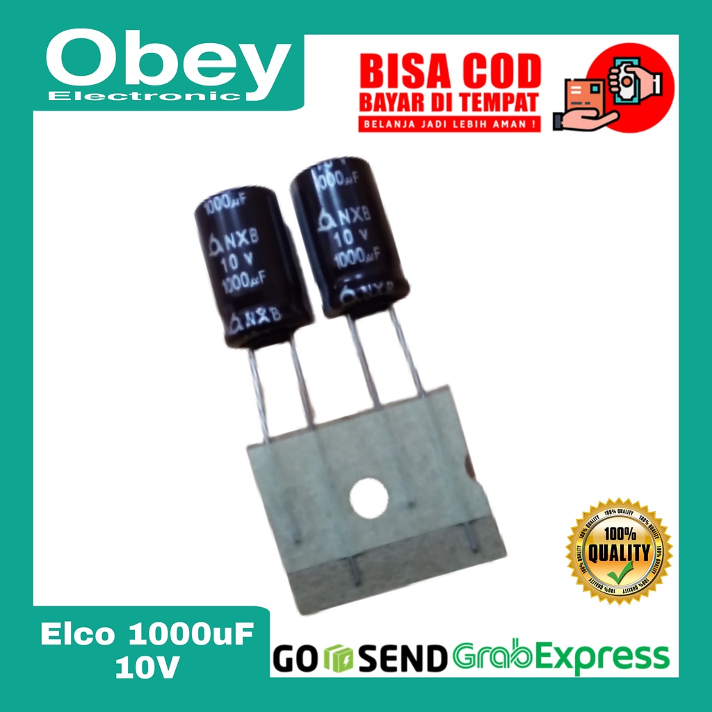 Elco 1000uf 10v