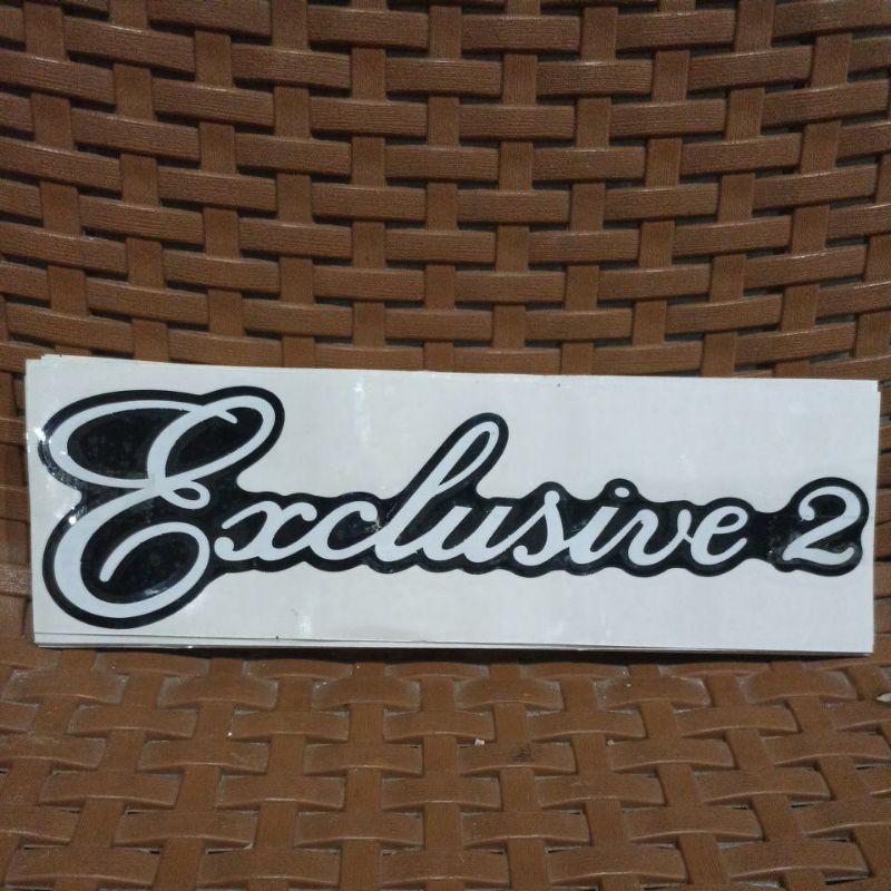 stiker tepong vespa px exclusive 2 setara original dan motor