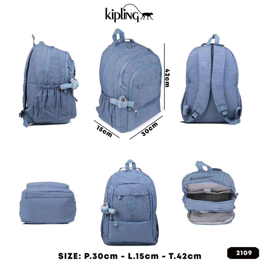 Tas Ransel Kipling Ukuran Jumbo / Tas Sekolah Banyak Ruang