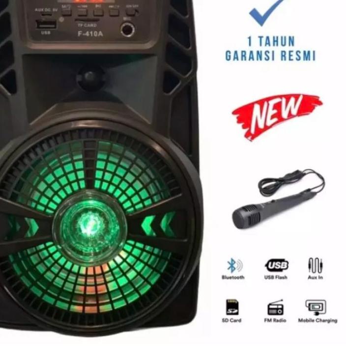 ☜ Speaker Bluetooth XTM-8118/ST-5001 Bonus Mic karaoke player FM Radio digital ✱