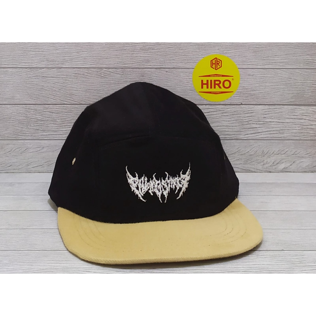 [COD]Topi Distro Pria/Topi Snapback Bordir Kombinasi Lima Panel/Topi Distro Terlaris