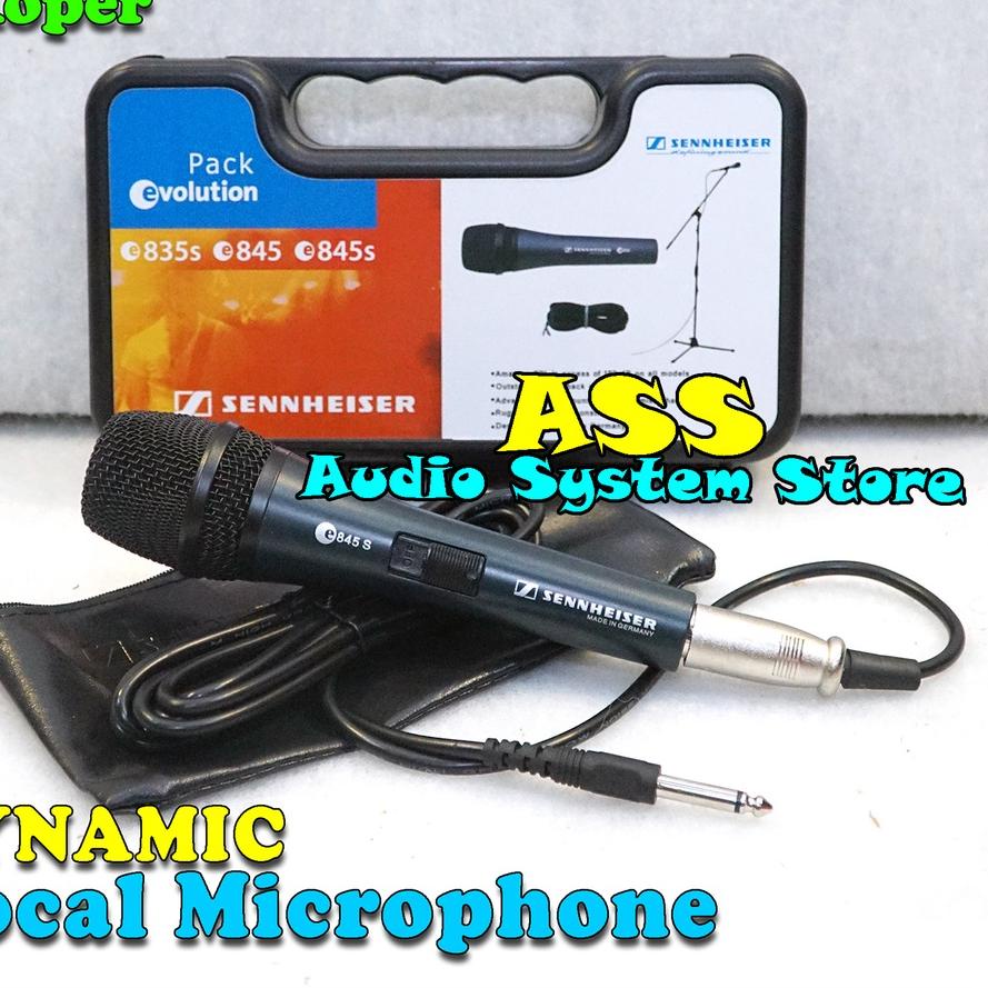 ✻ Mic Kabel E 845 Ada Saklar / Microphone Cable SENNHEISER E-835 Tanpa On-Off / Mic Dynamic E-835 E8