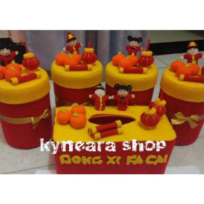 ,,,,,,,] Toples set flanel versi imlek