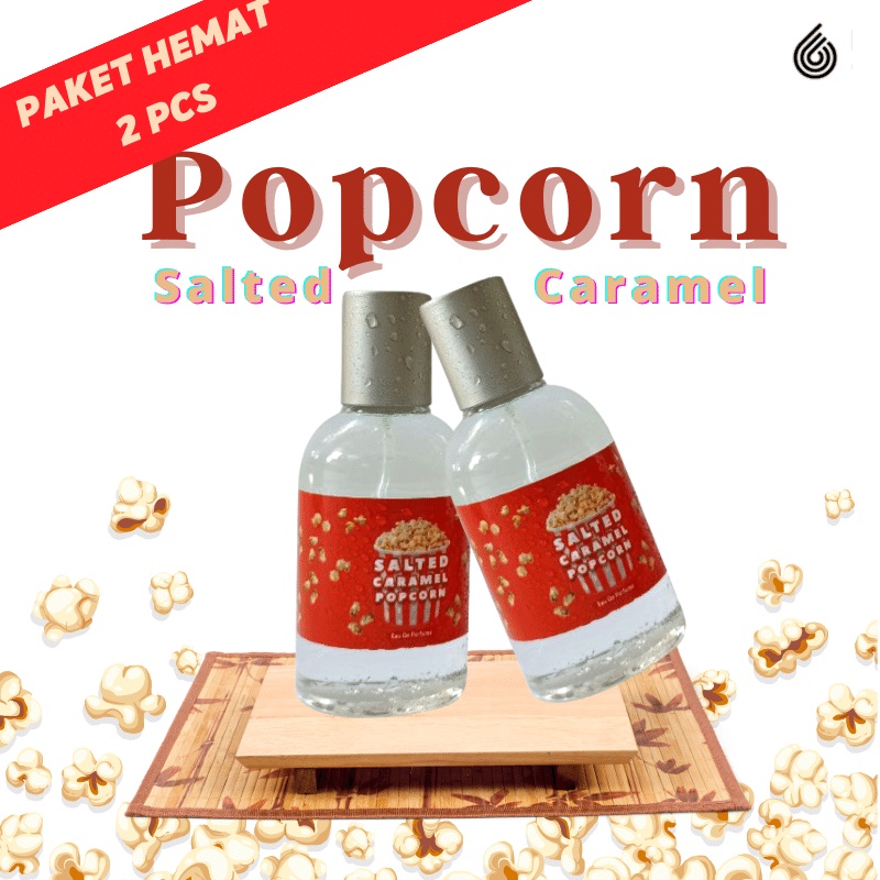 Paket Hemat 2 pcs Popcorn Eau De Parfume Longlasting - Free emas