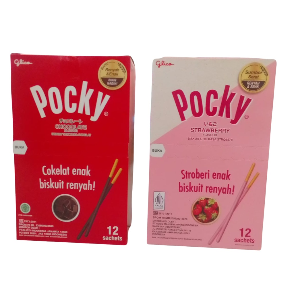 GLICO POCKY BOX isi 12 sachet