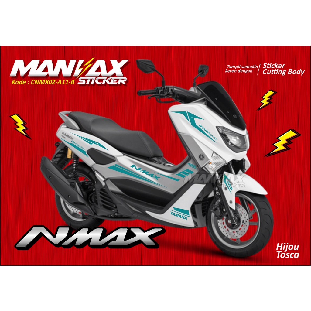 Stiker Cutting NMAX OLD Variasi / AKsesoris CUtting Stiker NMAX Oracal / Kode CNMX