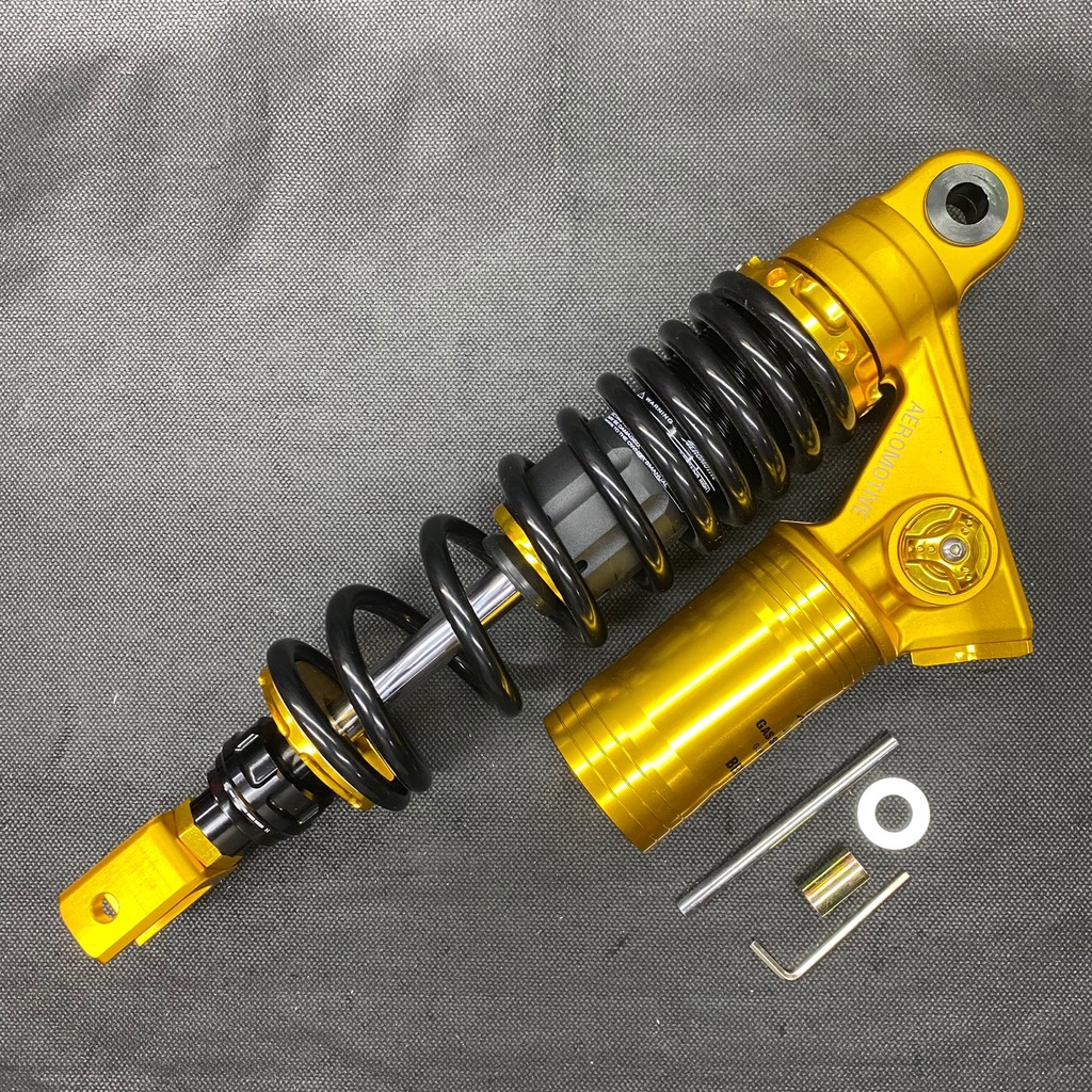 Shock Aeromotive AE-06 GX-T Dumper Active ShockBreaker Singel metic tabung atas dumper 330mm 310mm