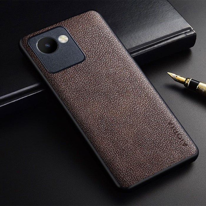 REALME C30S / C30 COVER CASE LEATHER CASE AIORIA LEATHER SILIKON SOFTCASE