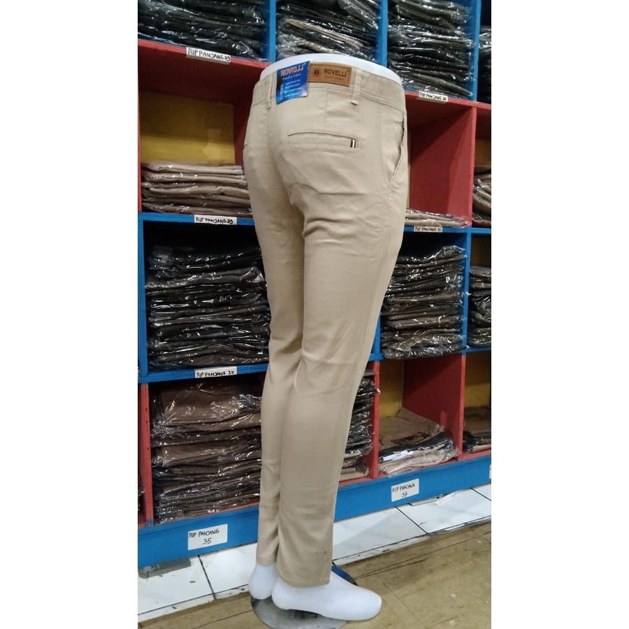 CELANA PANJANG CHINOS PRIA DEWASA SLIMFIT KERJA HARIAN