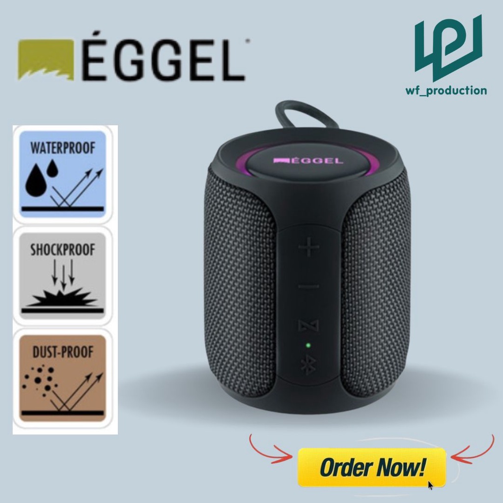 Eggel Terra 3 Mini 360 Waterproof Bluetooth Speaker