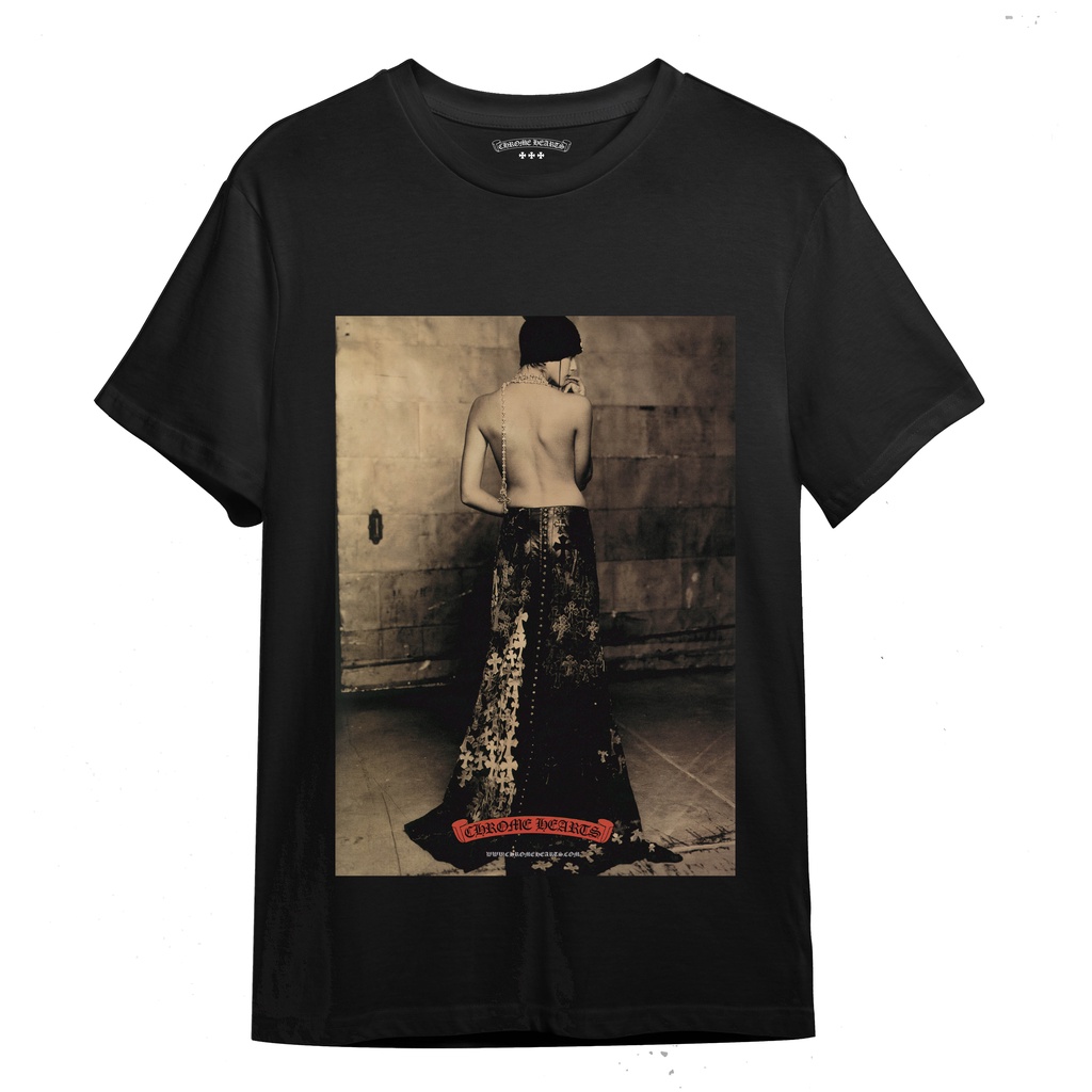 Kaos oversize band rock Chr*me Hea*ts (CH) (R2)