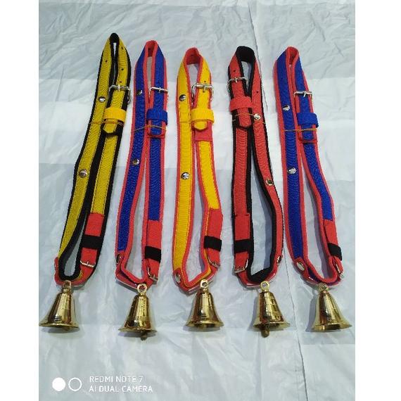 STOK TERBARU kalung pedet/sapi kecil + lonceng besar 50.