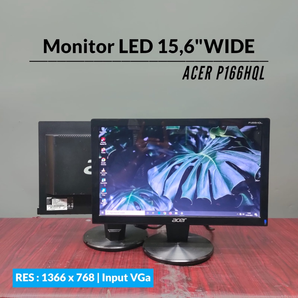 LED LCD Monitor 15.6 Inchi 16 inchi Wide Screen Murah Bergaransi Berkualitas