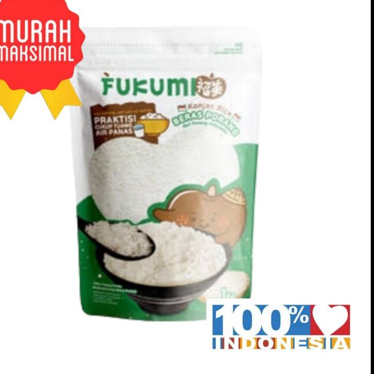 

Top Seller Fukumi Beras Porang Pouch 1KG Diabtx n Diet Friendly