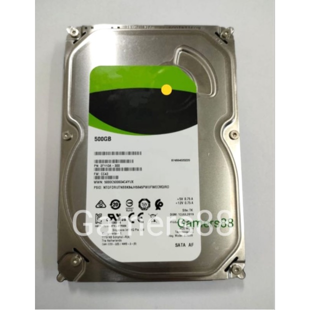 HDD 500GB HARDISK 500GB Hardisk PC 500GB Internal 7200RPM